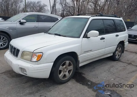 2002 Subaru Forester S из США, поврежденный, VIN JF1SF65652G736620